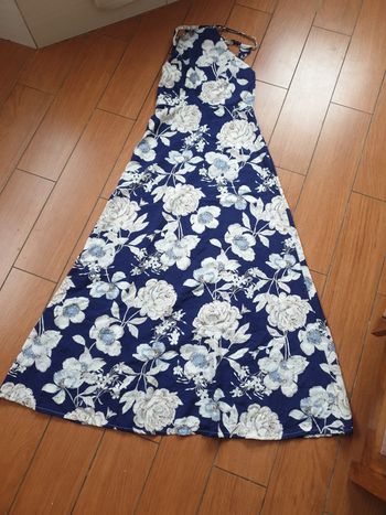 Robe longue a fleurs TM