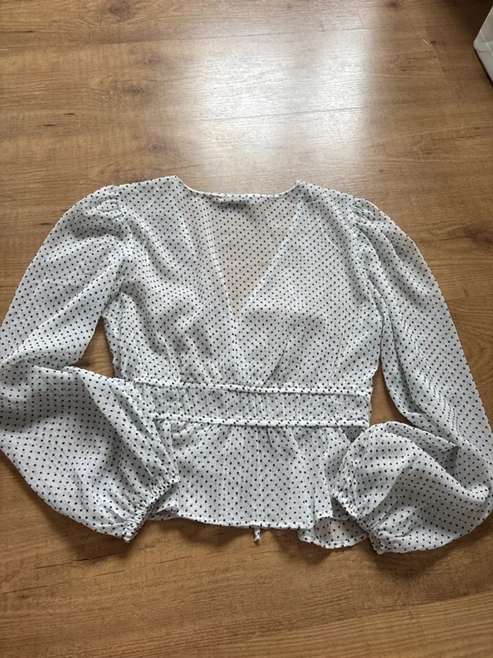 Blouse à pois - photo numéro 4
