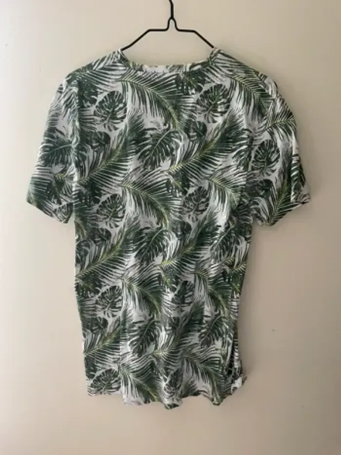 T-shirt vert et blanc de la marque gémo - photo numéro 2