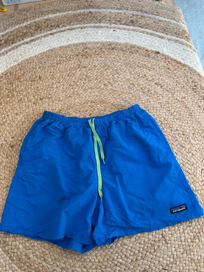 Short de Bain Patagonia Bleu Homme M | Très Bon État | Confort & Durabilité | BS1997