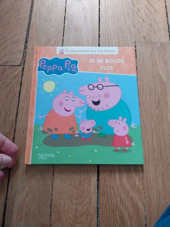 Livre Peppa Pig "Je ne boude plus"