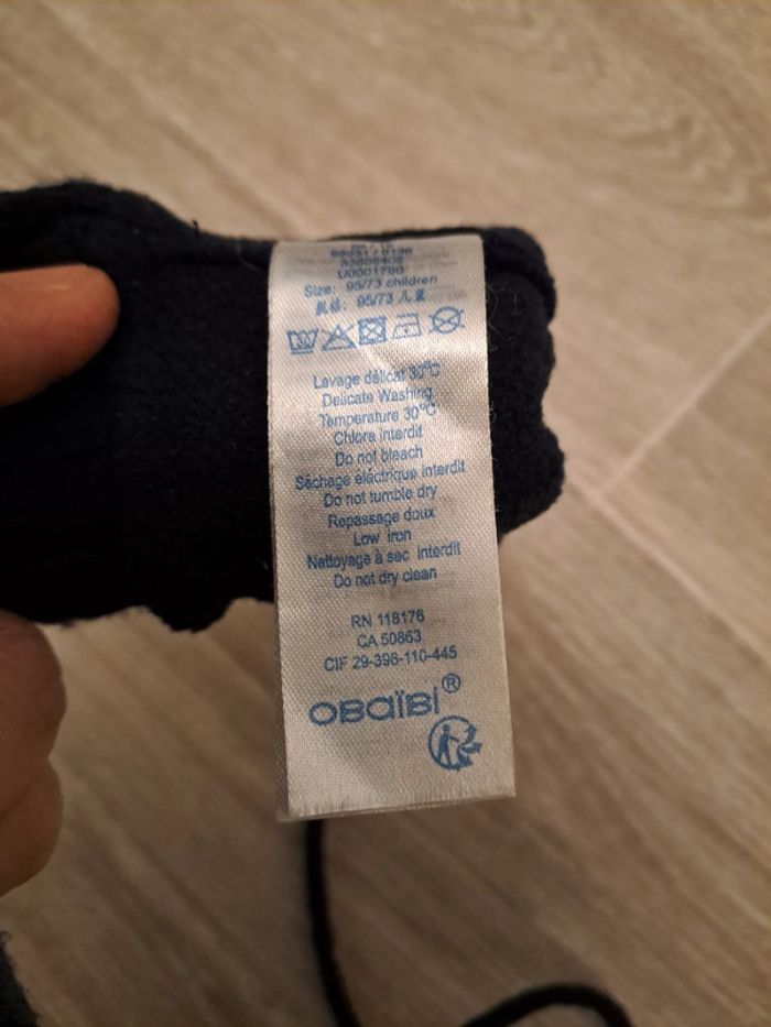 Gants hiver Obaidi 2-3A - TBE comme neufs - photo numéro 2