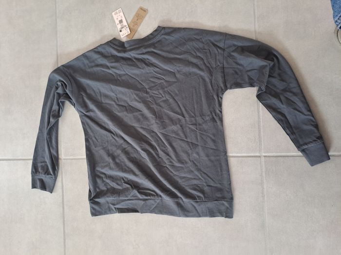 Haut de pyjama Etam neuf - Taille S - Gris - 100% coton - photo numéro 3