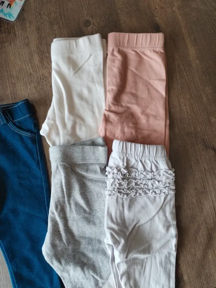 Lot de leggings taille 9 mois - photo numéro 3