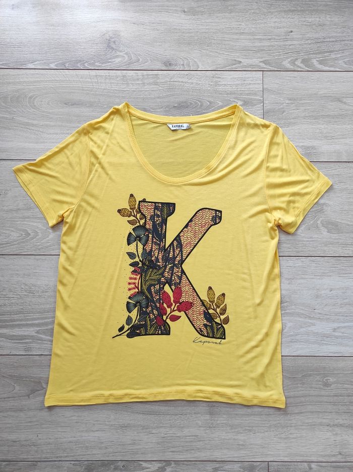 Tee-shirt manches courtes Kaporal jaune