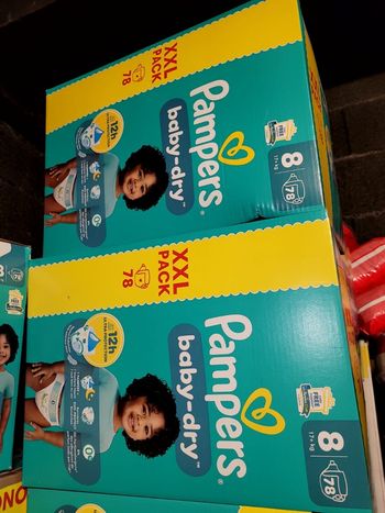 Pampers baby dry taille 8