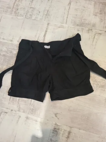 Short femme en toile