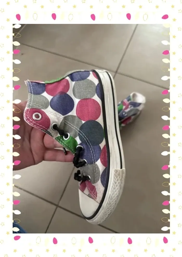 Converses taille 32 mi haute - photo numéro 3