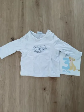 Tee shirt manches longues Mickey