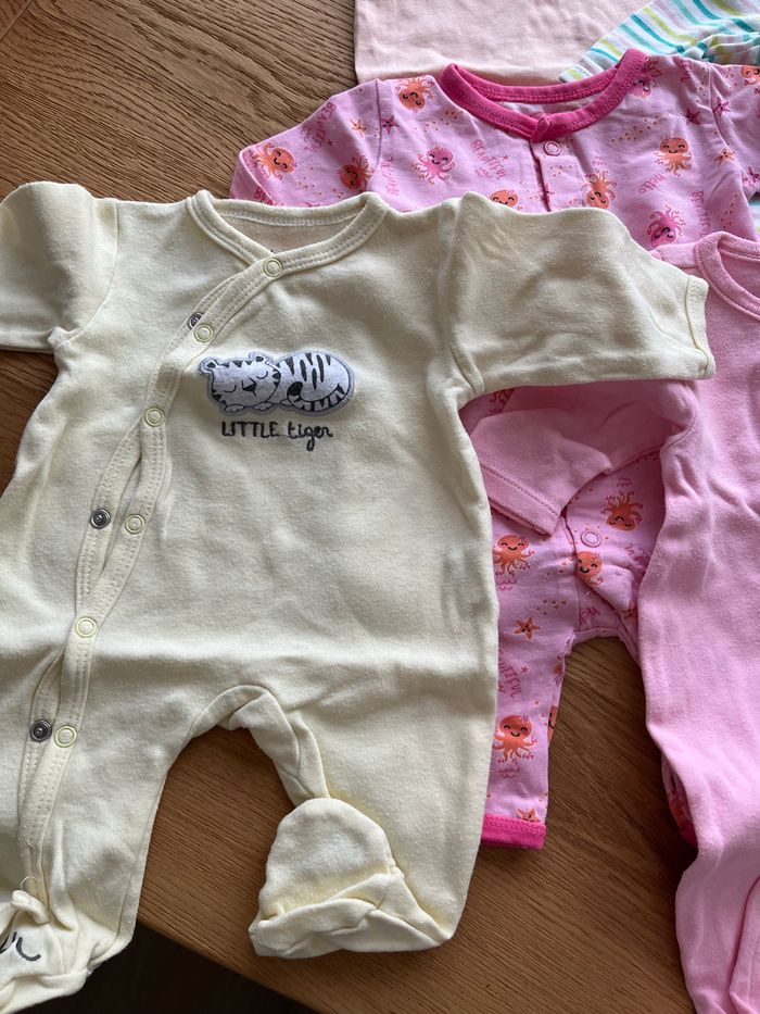 Lot de 6 pyjamas légers 1 mois - photo numéro 2