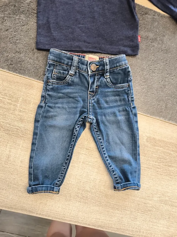 Ensemble 2 pièces garçon 6 mois Levi's - photo numéro 3