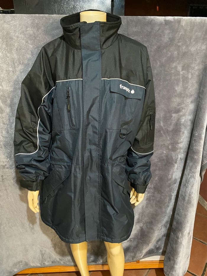 Parka  de travail Homme bleu marine et noir  imperméable taille XL opsial