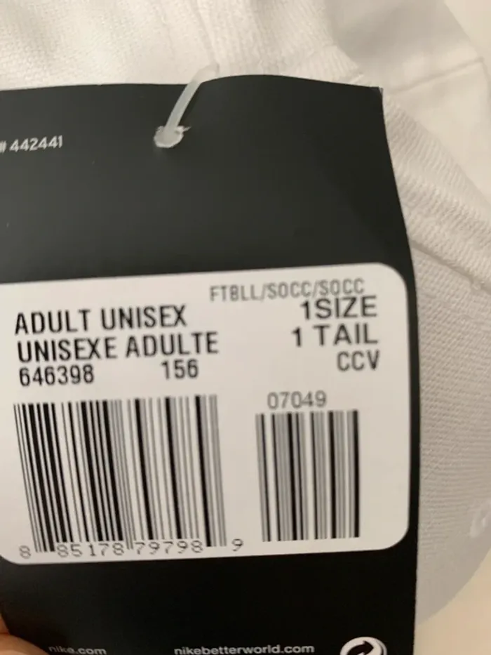 Casquette Nike unisexe blanche - photo numéro 4