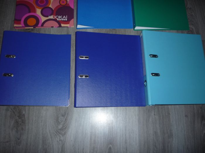 LOT DE 5 GRANDS CLASSEURS - DOS 4,5 cm - NEUF - n°04 - photo numéro 5