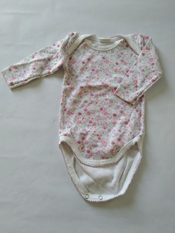 bodie body manches longues imprimé absorba fille 3 mois