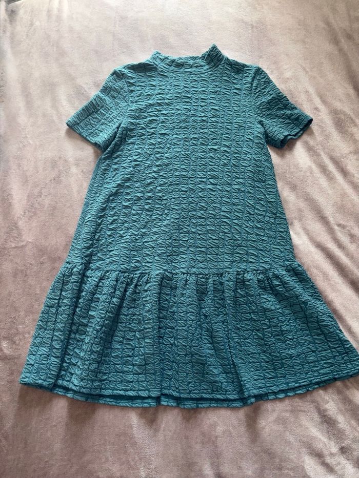Robe Zara taille S couleur turquoise en très bon état. - photo numéro 5