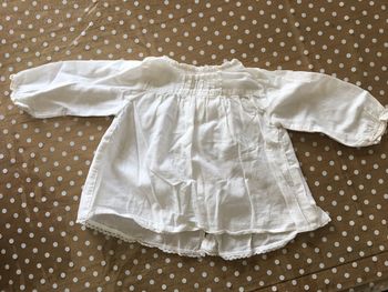 Chemisier bout’chou blanc 3mois