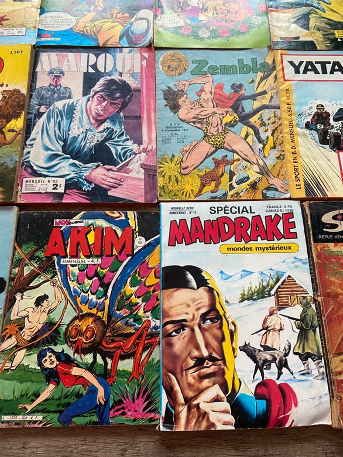 Lot de 21 bd comics petit format - photo numéro 6