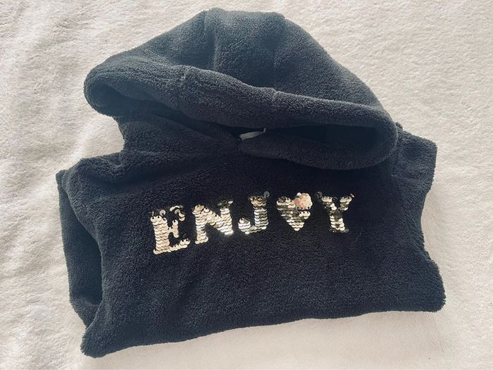 Sweat polaire avec motif en sequins pour fille - photo numéro 2