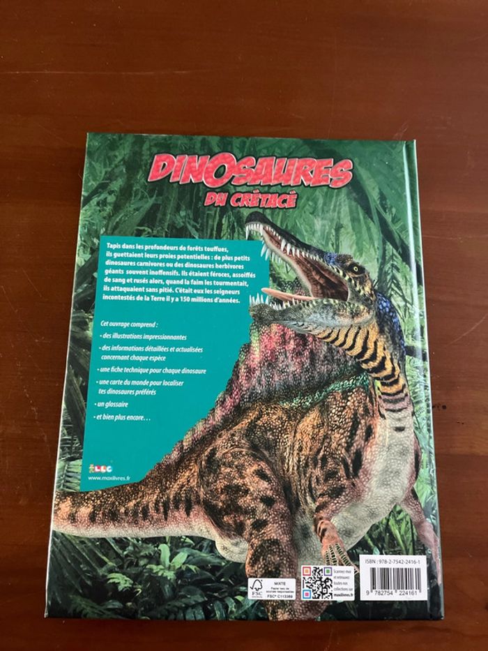 Livre Dinosaures du crétacé - photo numéro 2