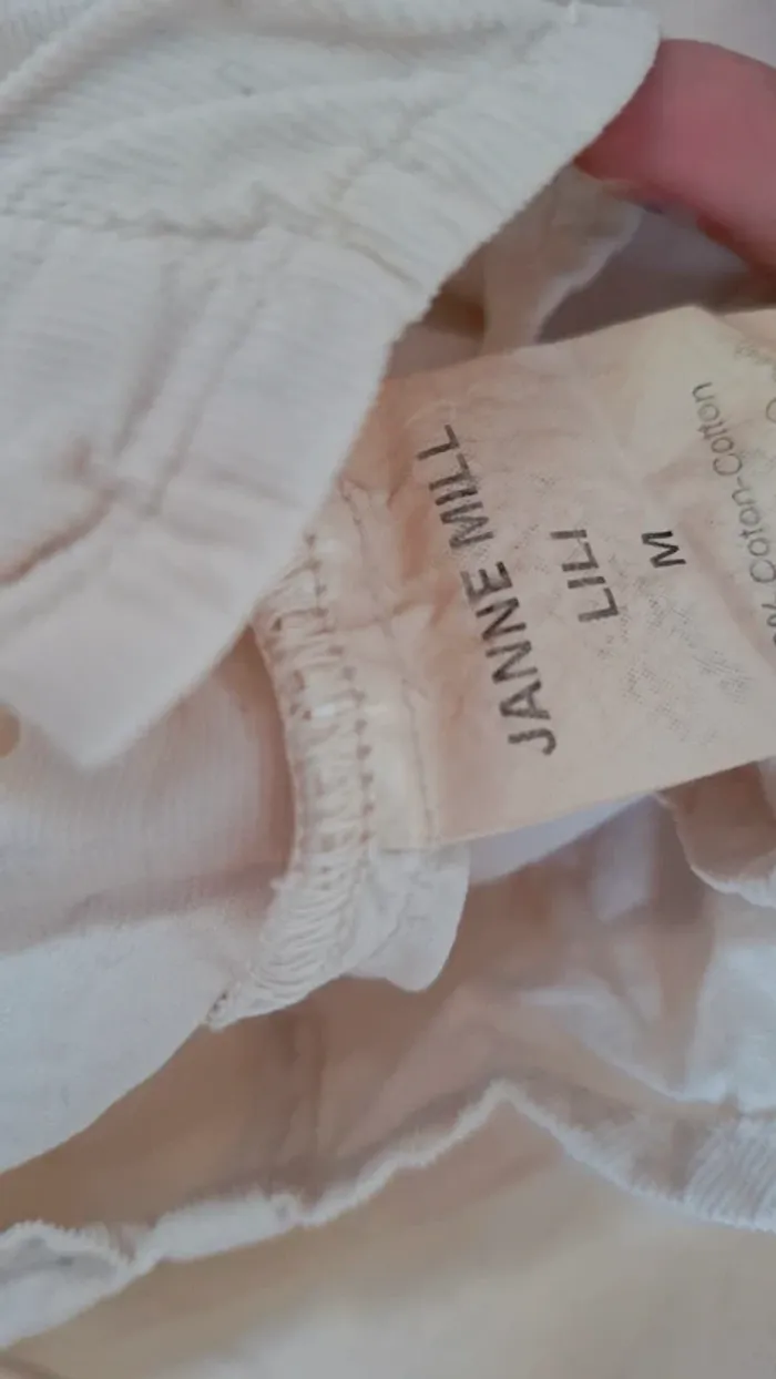Superbe chemise en velours beige Janne Mill - Modèle LILI taille M - photo numéro 6