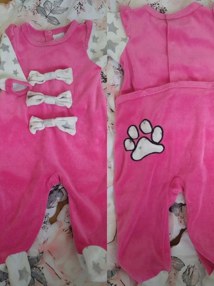 Lot de 9 pyjamas epais 1 mois - photo numéro 2
