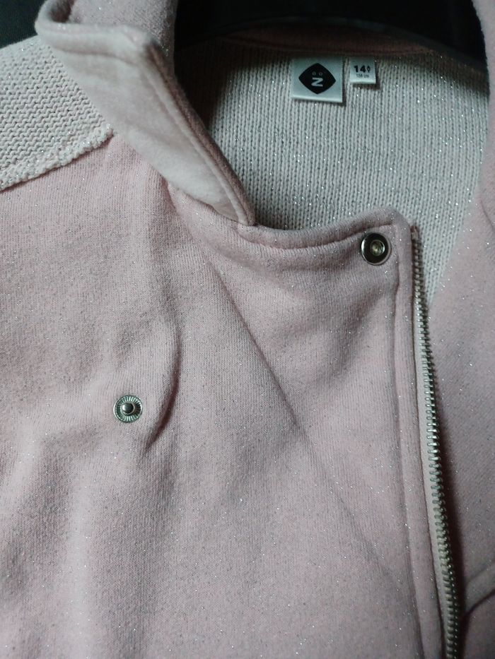 Veste style perfecto rose taille 14 ans - photo numéro 7