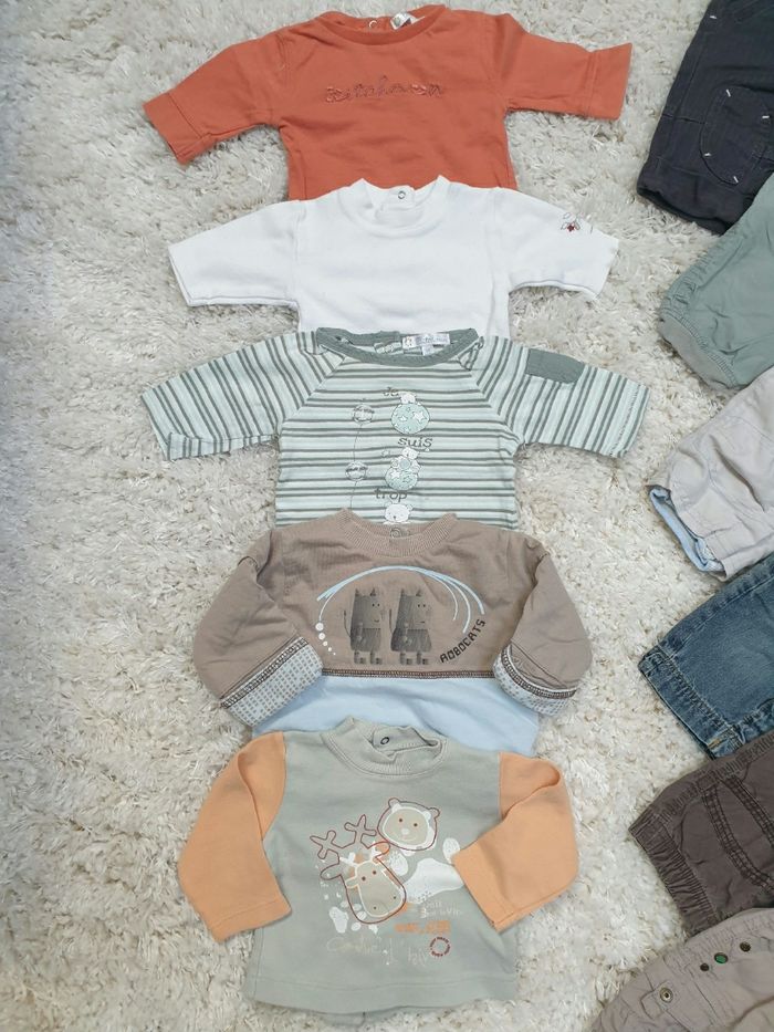 Lot vêtements bébé garçon 1 mois Kitchoun petit Kimbaloo - photo numéro 4