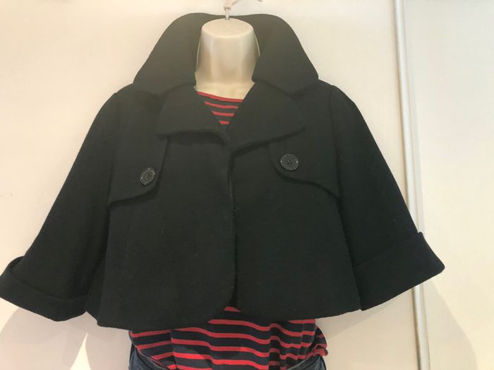 Camaïeu petite veste matière Caban taille 38 - photo numéro 16