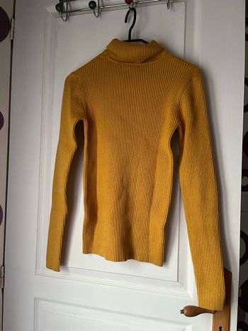 Pull col roulé