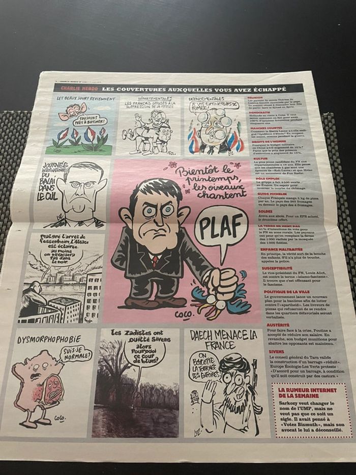 Charlie Hebdo n°1181 - 11 mars 2015 - Édition collector - photo numéro 2
