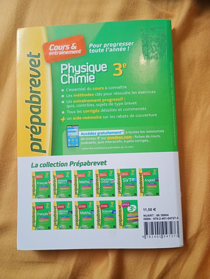 Livre brevet physique chimie - photo numéro 2