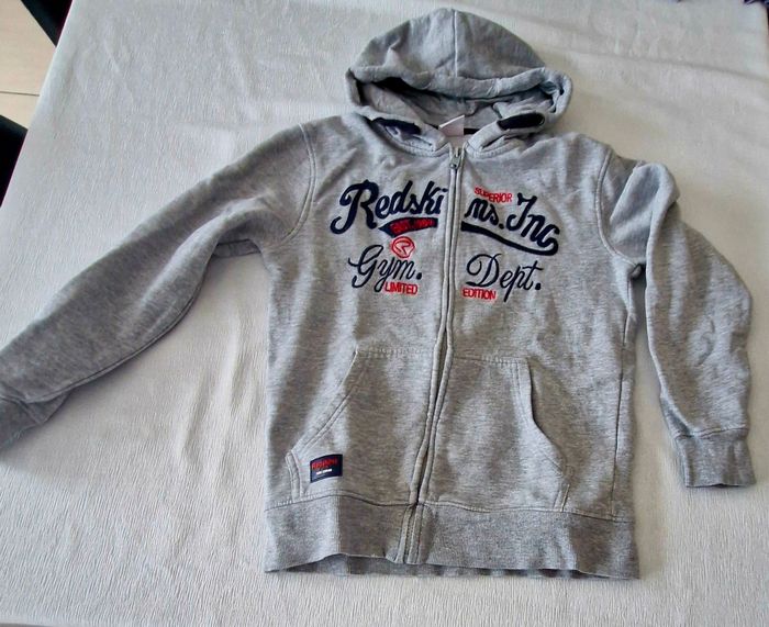 sweat zippé a capuche redskins