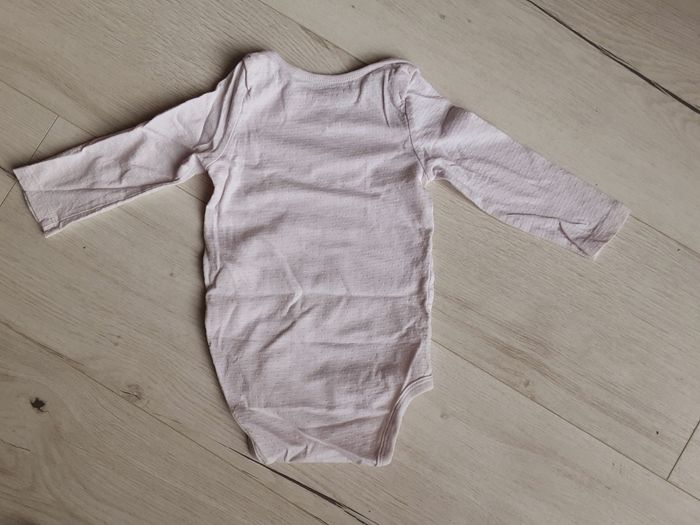 Vêtement bébé fille body rose manches longues Obaïbi 12 mois 1 an - photo numéro 3