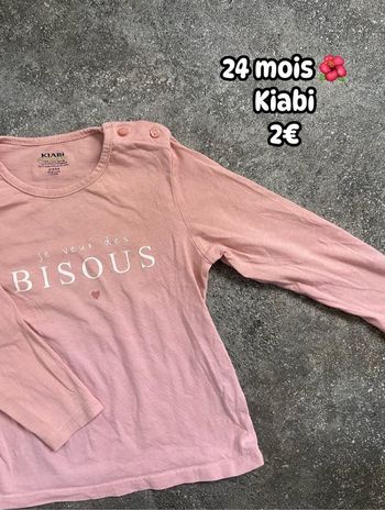 T-shirt 🌺 24 mois 🌺 Kiabi