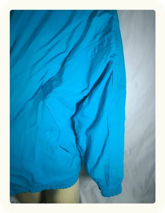 Veste sport vintage turquoise Taille 3XL - photo numéro 2