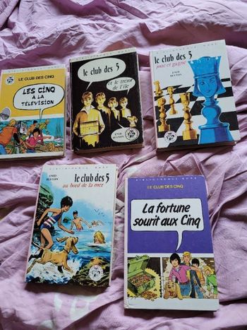 Bibliothèque rose le club des cinq
