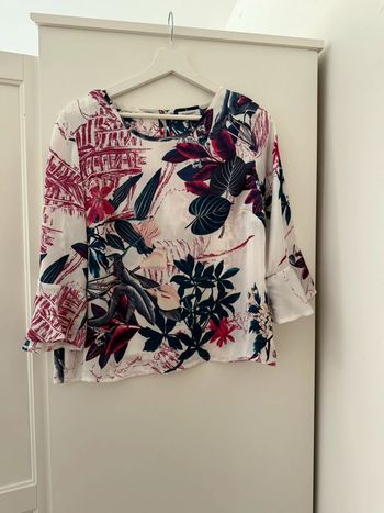 Belle blouse fluide fleurie Damart neuve 🌸