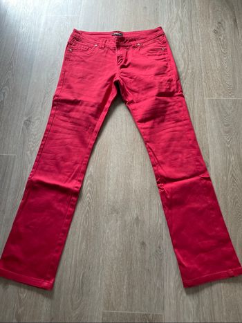 Pantalon rouge taille 38 Morgan taille basse parfait état