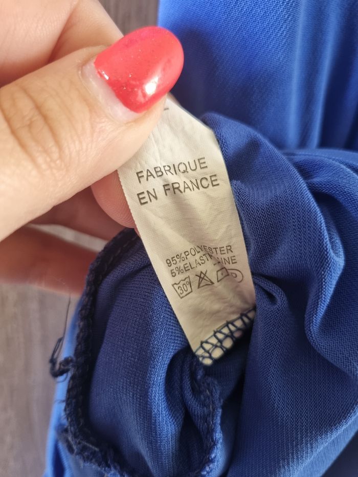 Robe tunique bleu électrique - photo numéro 2