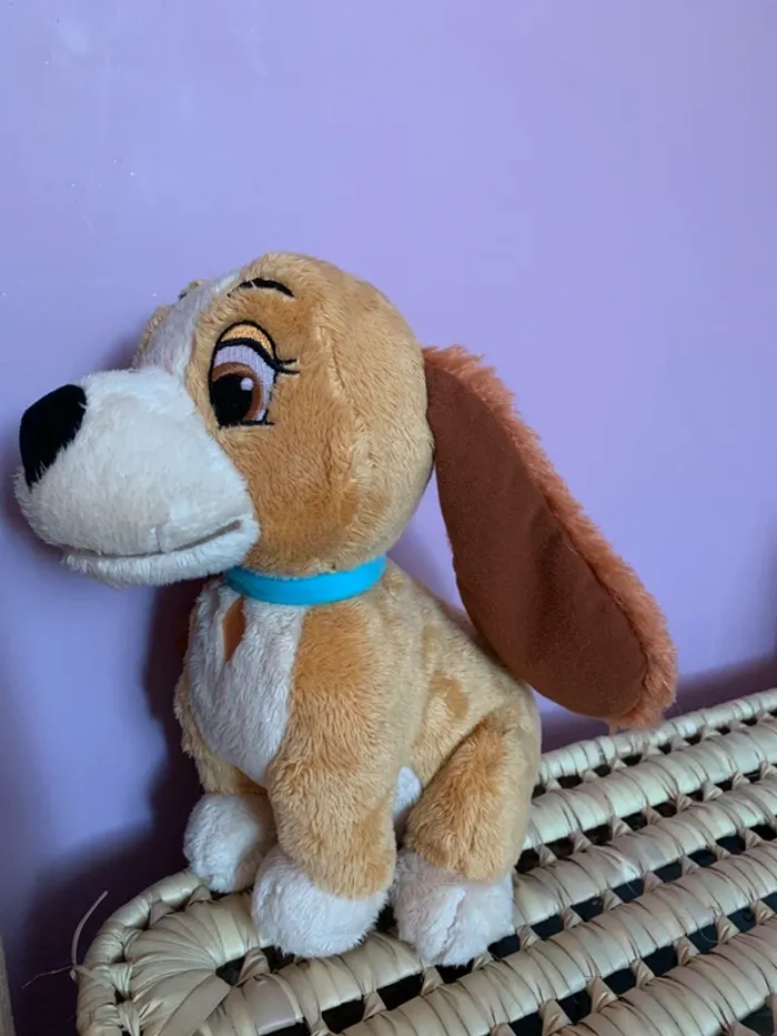 Peluche Lady Disney la belle et le clochard
