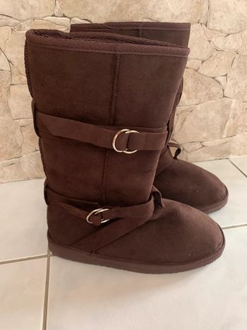 Bottes femme marron