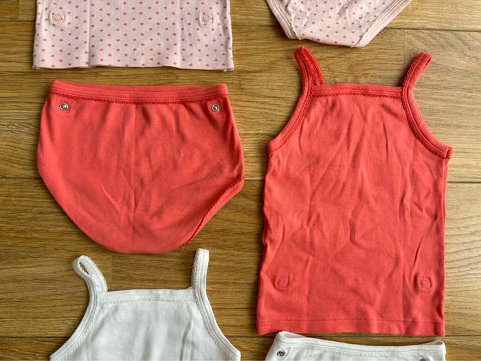 Lot de bodies-culottes 2 en 1 bébé fille Petit Bateau 36M - photo numéro 6