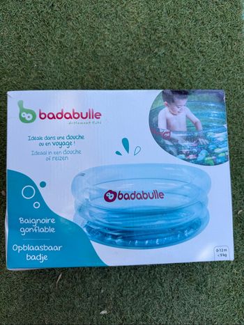 Petite piscine gonflable badabulle