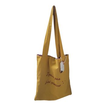 Tote bag piscine jaune