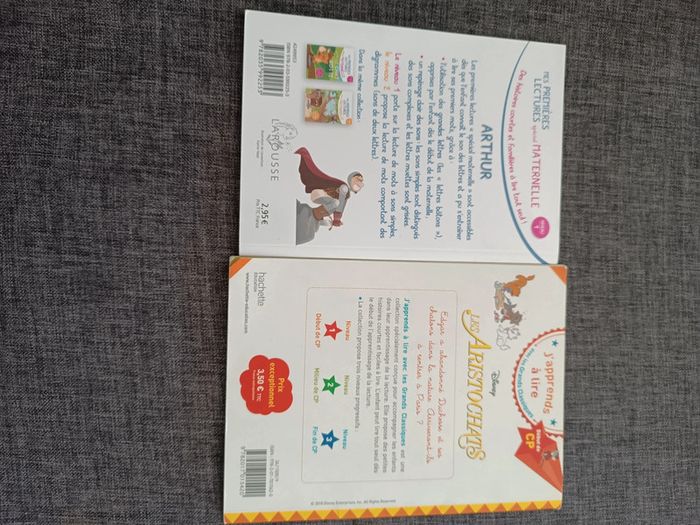 Les Aristochats et Arthur pour apprendre à lire (lot de deux livres) - photo numéro 2