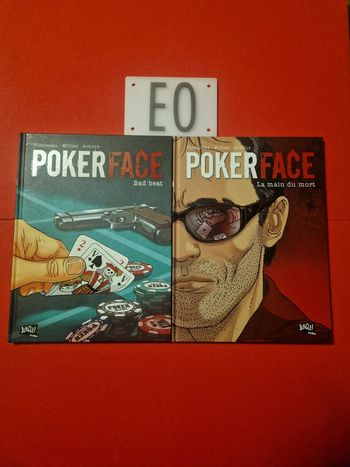 Lot de 2 bd poker face 1 et 2,EO (série complète )
