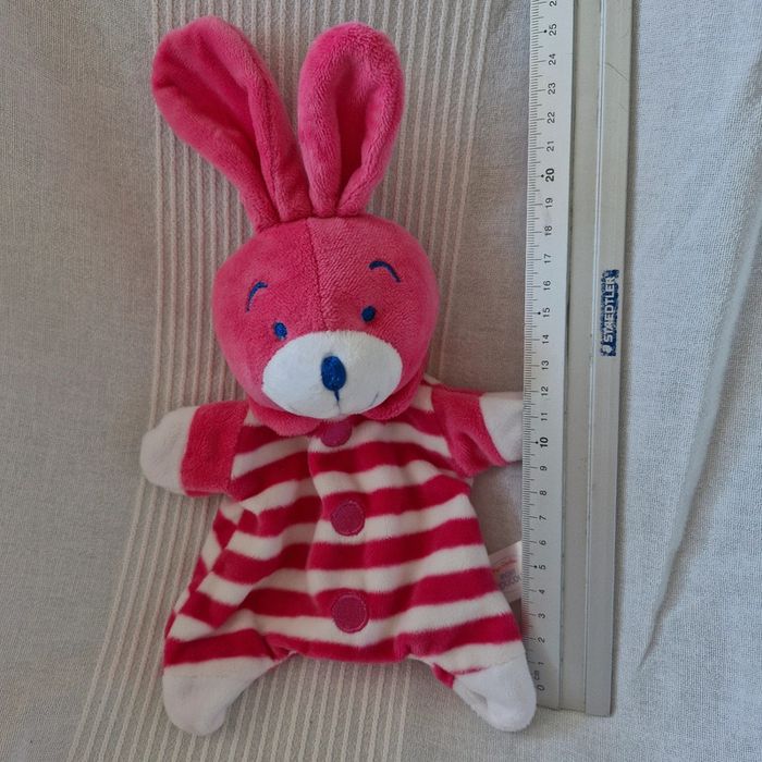 Lapin lapin rayé rose et blanc  Mont Roucous - photo numéro 3