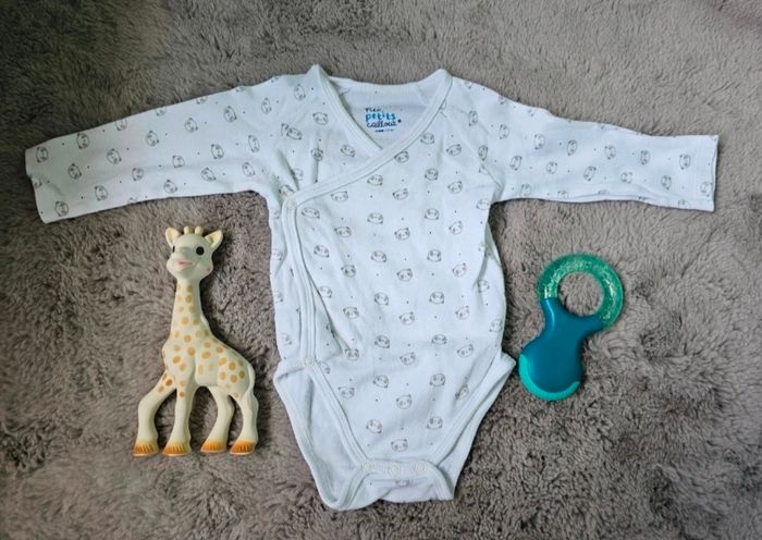 Lot de 2 bodies 9 mois neuf - photo numéro 3