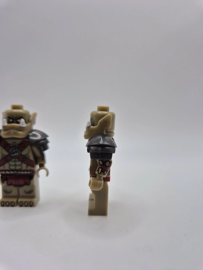Figurines type lego 2 soldats orcs World Of Warcraft - photo numéro 3